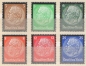 Preview: Michel Nr. 548 - 553, zum Tod von Hindenburg postfrisch, geprüft Schlegel BPP.